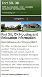 Mobile Screenshot of fortsillhousing.com
