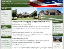 Tablet Screenshot of fortsillhousing.com